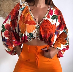 Blusa manga longa -Coleção Sintonia - comprar online