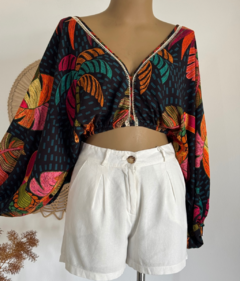 Blusa manga longa -Coleção Belezas do Pantanal - comprar online