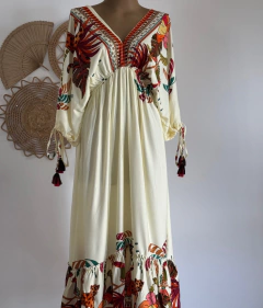 Vestido longo Plus size Coleção Belezas do Pantanal - comprar online