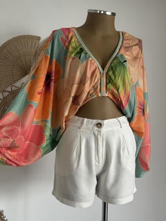 Blusa manga longa -Coleção Summer - Maria Mariá Moda e Acessórios