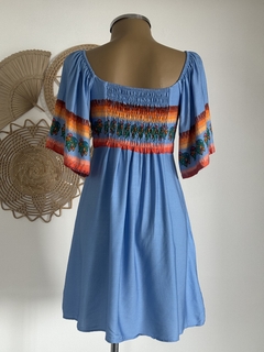 Imagem do Vestido curto com mangas