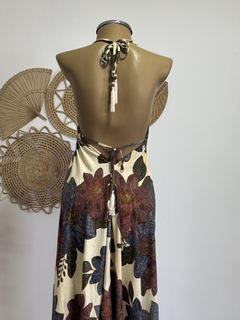 Vestido longo lenço - Boho - loja online