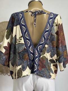 Blusa bata decote v- Boho Fashion - comprar online