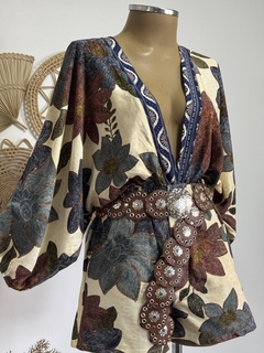 Body Pompom manga longa - Boho fashion