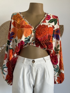 Blusa manga longa -Coleção Sintonia