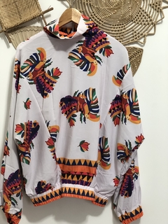 Jaqueta Corta vento - impermeável - fundo Branco - Maria Mariá Moda e Acessórios