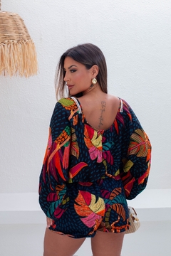 Blusa manga longa -Coleção Belezas do Pantanal - comprar online