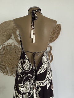 Vestido longo lenço - Beleza Nativa - Maria Mariá Moda e Acessórios