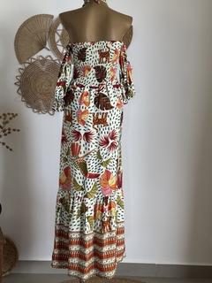Vestido longo Ciganinha -Coleção Belezas do Pantanal - comprar online