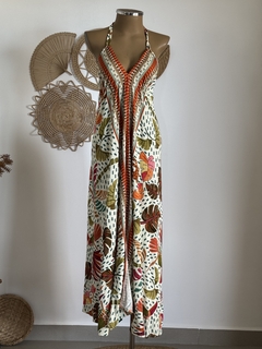 Imagem do Vestido longo lenço - Coleção Belezas do Pantanal