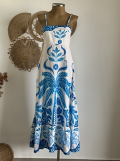 Imagem do Vestido longo decote quadrado
