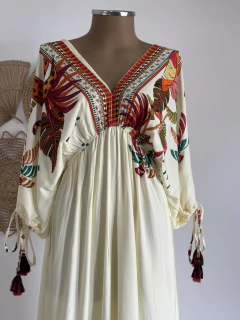 Vestido longo Plus size Coleção Belezas do Pantanal - Maria Mariá Moda e Acessórios