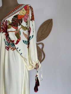 Vestido longo Plus size Coleção Belezas do Pantanal - comprar online
