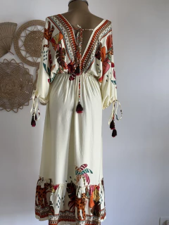 Vestido longo Plus size Coleção Belezas do Pantanal na internet