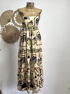 Vestido longo amarração nas costas - Verona - loja online