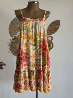 Vestido curto com alças reguláveis - loja online