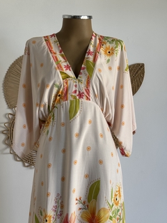 Vestido Midi manga morcego