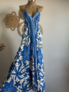Vestido longo lenço - Coleção Bali - loja online