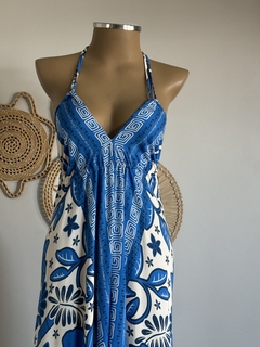 Vestido longo lenço - Coleção Bali - comprar online