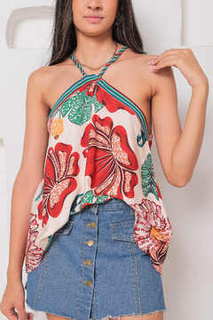 Imagem do Blusa triângulo Coleção Beleza Florescer