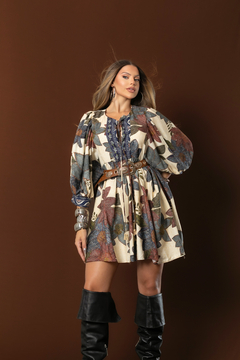 Vestido curto - Boho fashion - loja online