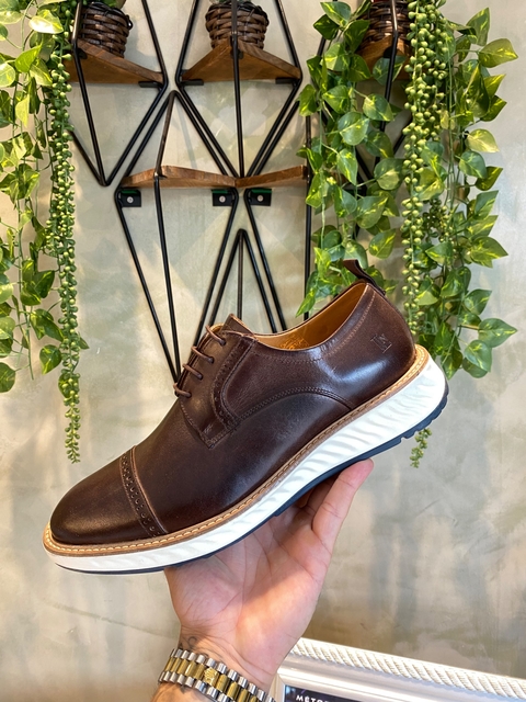 Sapato Derby PU Moca