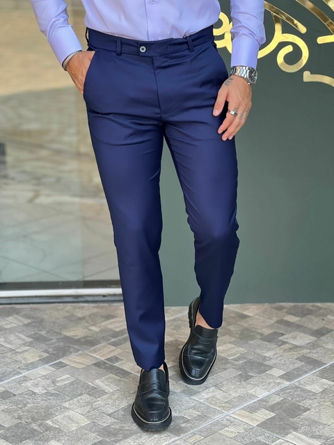 Calça Alfaiataria Strech Abotoador Italiano