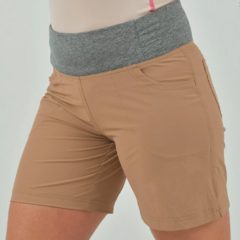Trevo Bermuda Short Spandex Mujer – Tostado