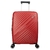 Mala de Viagem Pequena Polipropileno Expansível Rodas Duplas 360° Cadeado TSA Entrada USB - SWISSLAND - YS21278V-P - VERMELHA