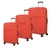 Kit Jogo de Malas de Viagem American Tourister Sunside - By Samsonite - VERMELHO