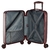 Mala de Viagem Pequena Bordo ABS Rodas Duplas 360° Removíveis Cadeado Código Embutido - YINS - YS21163V - VINHO - Mala Online | Compre a sua Mala de Viagem Online
