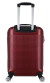 Mala de Viagem Pequena Bordo ABS Rodas 360° Removíveis Cadeado Código Embutido - YINS - YS21112V - VERMELHA - Mala Online | Compre a sua Mala de Viagem Online