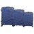 Kit Jogo de Malas de Viagem ABS Rodas Duplas 360º Cadeado TSA - Yins YS21146A - AZUL