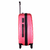 Jogo de Malas de Viagem 360º ABS Cadeado de Código Yins YS21150ROP - P/M/G - ROSA PINK - Mala Online | Compre a sua Mala de Viagem Online