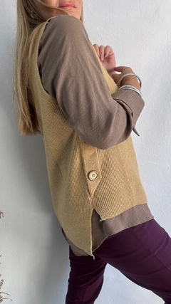 Chaleco lana Delfina - Entre Nosotras Online