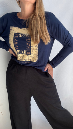Pantalón waffle Tiziana - tienda online
