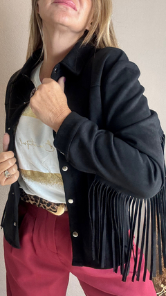 Chaqueta Flecos Tina - comprar online