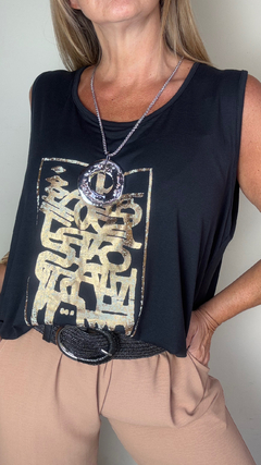 Remera musculosa Lupe - comprar online