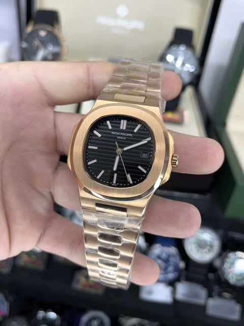 P. PHILIPPHE ROSE NAUTILUS PREMIUM AAA+ 40MM - A PROVA DÁGUA 10M