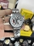 CASIO EDIFICE EF-558 PRATA FUNDO BRANCO 44MM - A PROVA DÁGUA 10ATM