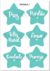 Kit de estampas para confecção - PINGENTES TIFFANY (ESCRITOS)