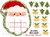 Kit de estampas para confecção - JOGO DA VELHA NATAL