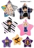 Estampa Pingentes estrela - PERSONAGENS - comprar online