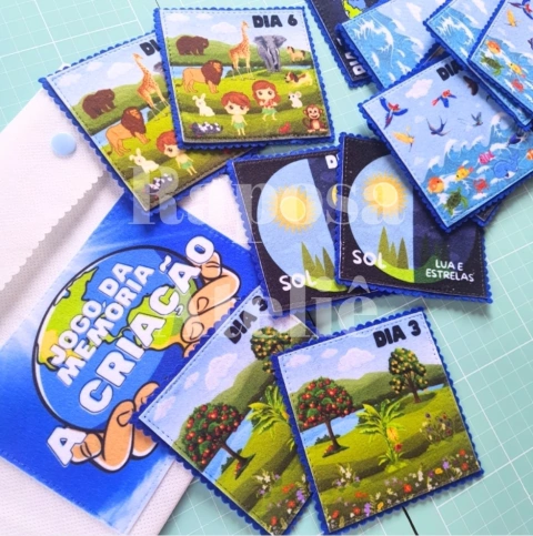 Kit confecção- JOGO DA MEMÓRIA (A CRIAÇÃO)