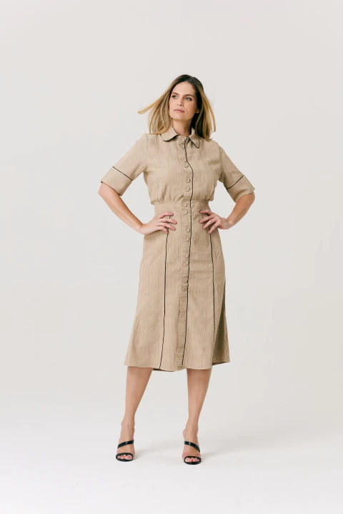 VESTIDO MIDI VIVOS MC, POCATELLO. - comprar online
