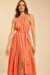 VESTIDO LISTRADO SUPERCAVA, MIDI - comprar online