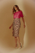 SAIA MIDI XADREZ FENDA FRONTAL JACQUARD na internet