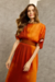 VESTIDO MIDI ESTAMPA AQUARELA, ELÁSTICO 05721 na internet