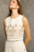 CONJUNTO LINHO BARRADO CROPPED, SM 02001.067 - Maria Arruda