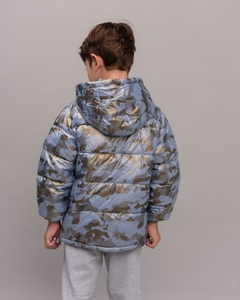 CAMPERA BOMBER CAMUFLADA 03 AL 8 DE NIÑO - Manchitas